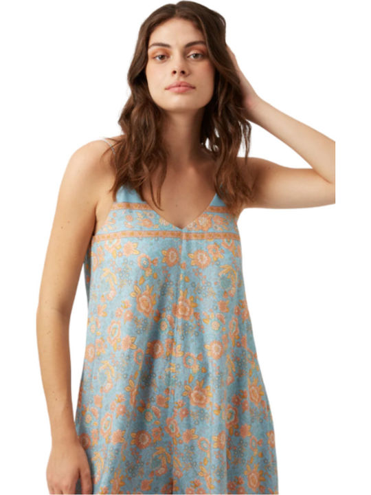 Jumpsuit Женска Без ръкави Цялостна Форма Blue