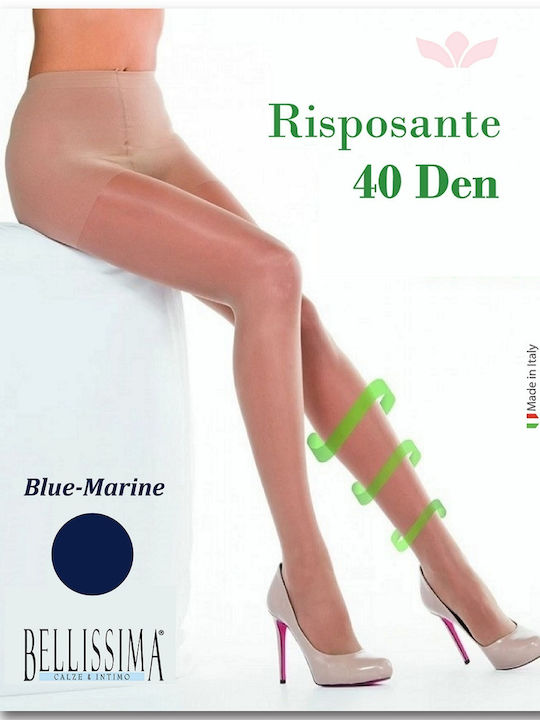 Дамско чорапогащник 40 Ден Затягане Blue Принт