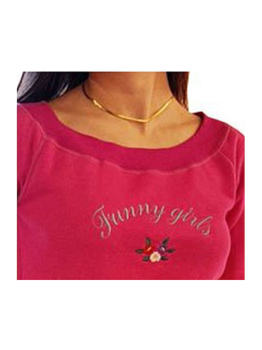 Women's Sweatshirt Fuchsia