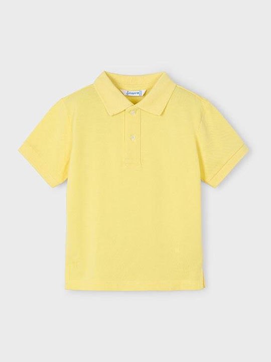 Kids' Polo Short Sleeve Yellow