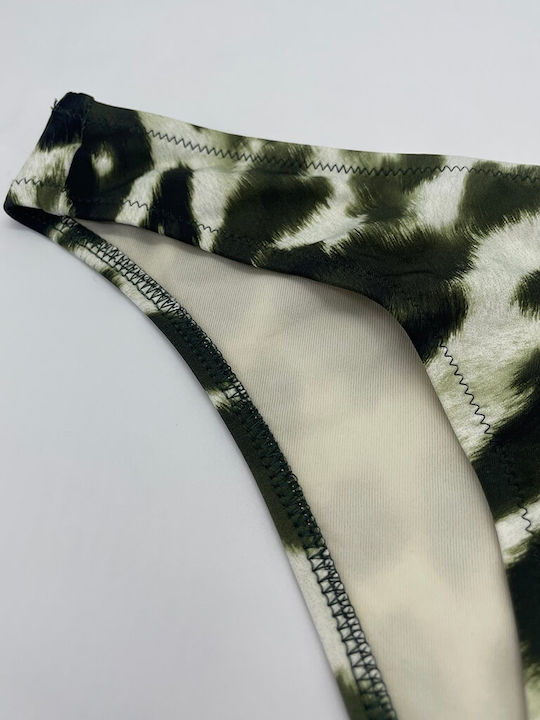 Bikini Inferioare Slip Verde Măsliniu