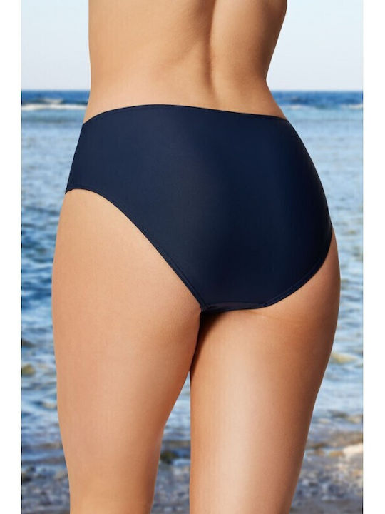 Bikini Slip Hohe Taille navy blue