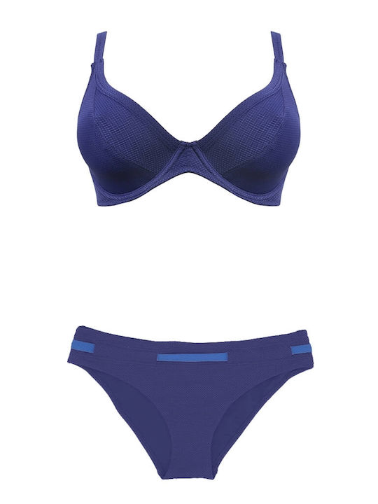 Set Bikini μπλε-navy