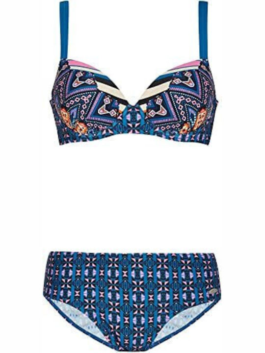 Set Bikini Τριγωνάκι Μπλε