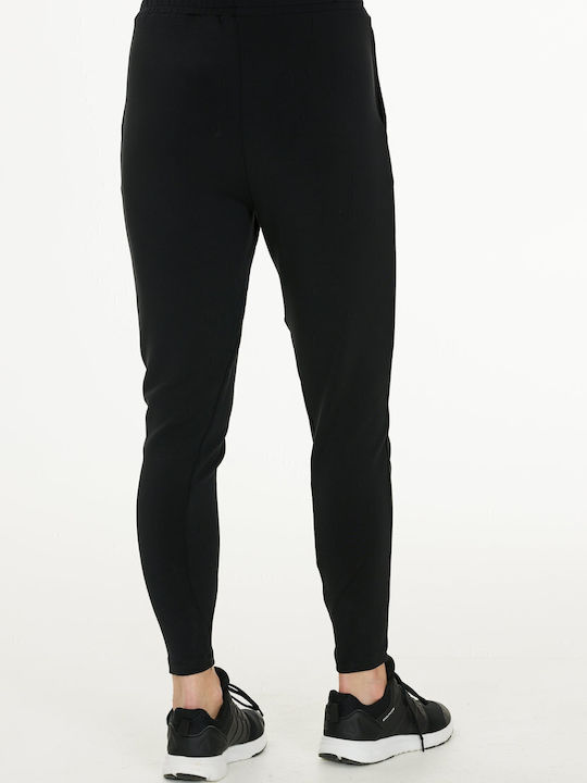 Hohe Taille Jogginghose Black