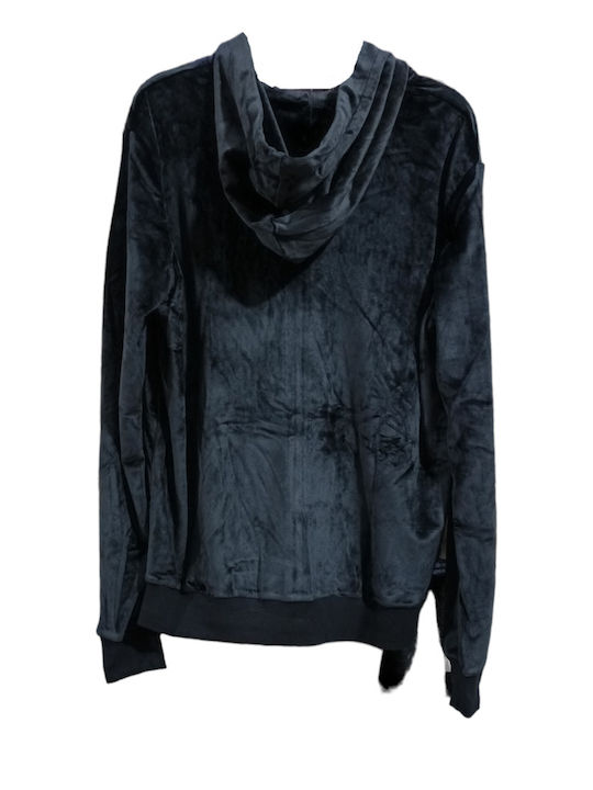 Jogginghose Samt Black