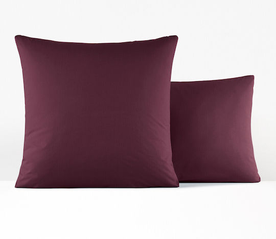 La Redoute Interieurs Pillowcase with Envelope Cover Gray 63x63cm.