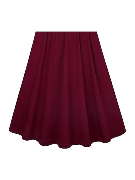Queen Mother Nightgown Maternity & Nursing burgundy