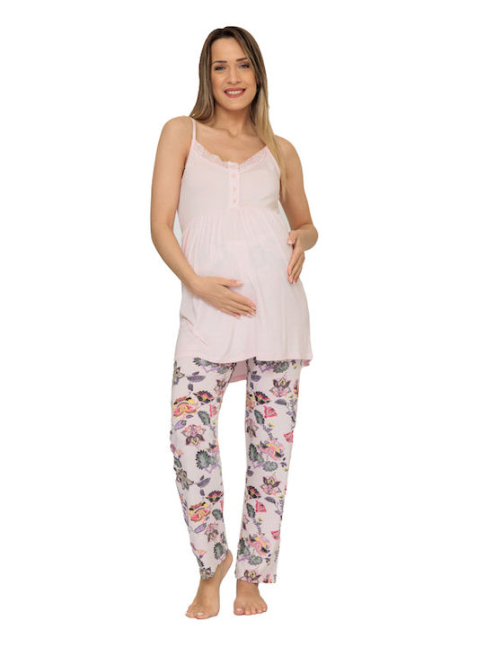 Angel's Secret Robe Maternity & Nursing in Pink color