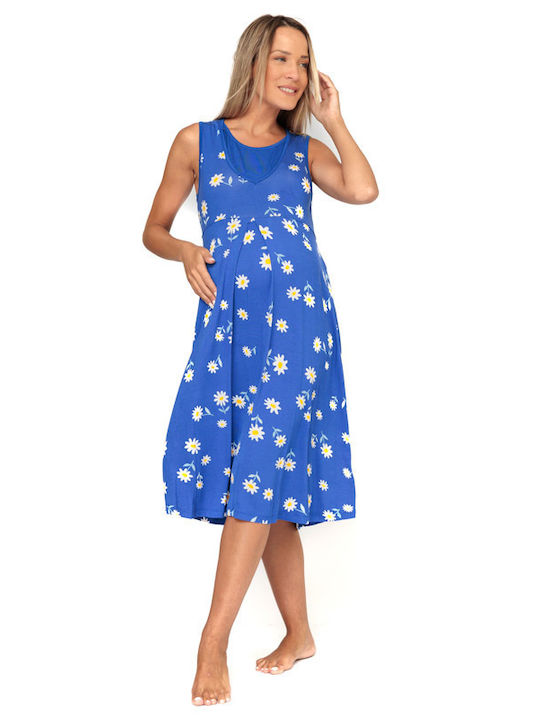 Angel's Secret Nachthemd Schwangerschaft & Stillen Blau Angel's Secret Nachthemd Schwangerschaft & Stillen Blau
