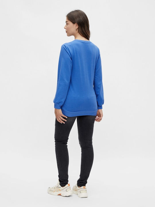 Maternity Nursing Sweatshirt Electric Blue 20017350 Mamalicious