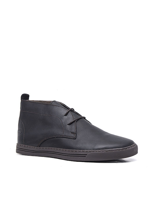 Leather Black Men's Boots