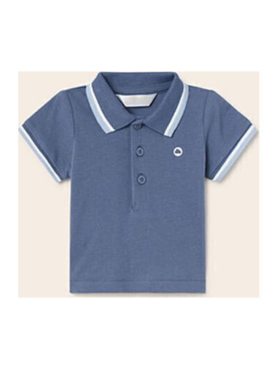 Kids' Polo Short Sleeve Blue Basic