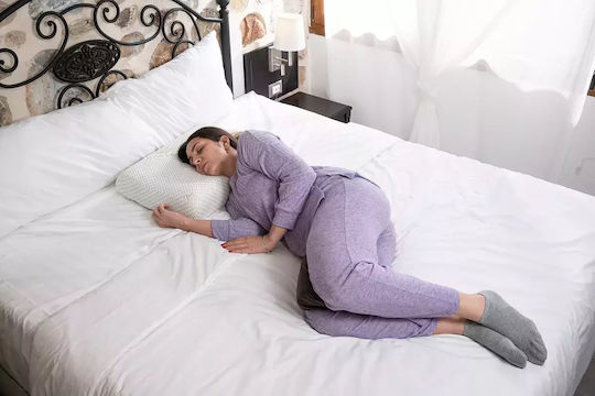 Alpha Foam Leg Comfort Μαξιλάρι Ποδιών με Memory Foam 19x24x14cm SLEEP028