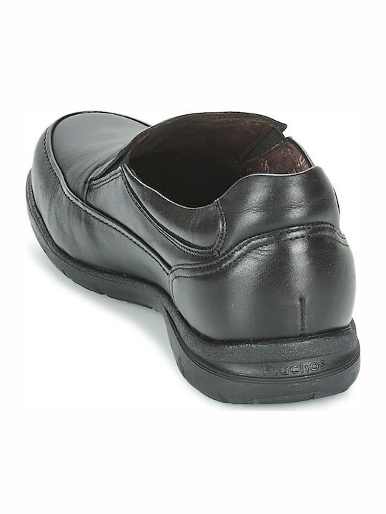 Leder Herren Mokassins in Schwarz Farbe