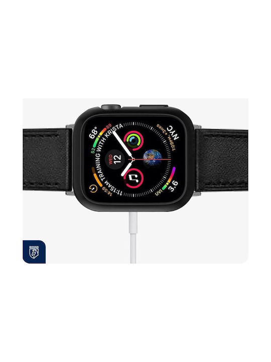 Rosso Plastikhülle in Schwarz Farbe für Apple Watch 10 42 mm