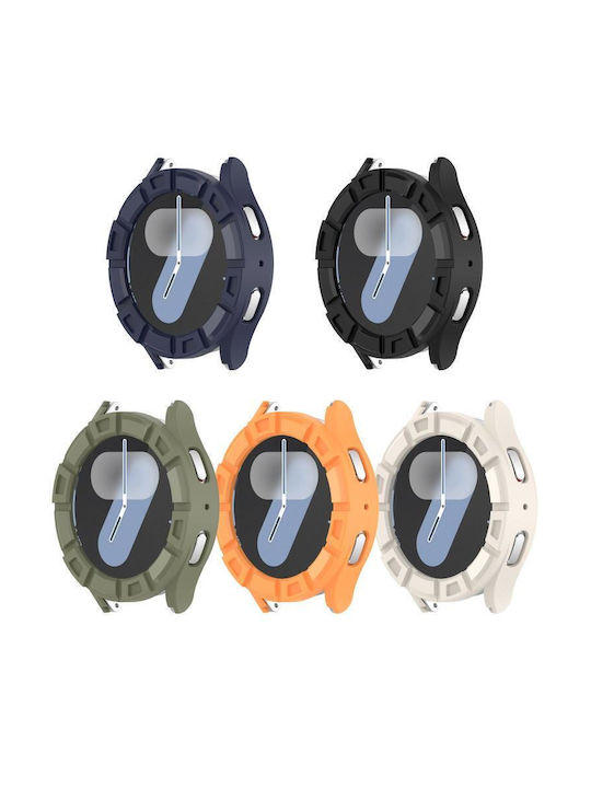 Schutz Silikonhülle in Schwarz Farbe für Samsung Galaxy Watch 7 40 mm