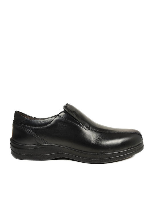 Men's Leather Moccasins Black