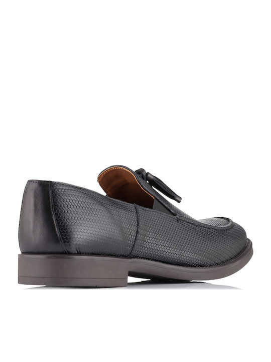 Men's Leather Moccasins Black