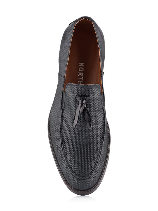 Men's Leather Moccasins Black