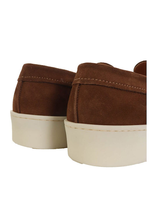 Suede Ανδρικά Loafers σε Ταμπά Χρώμα