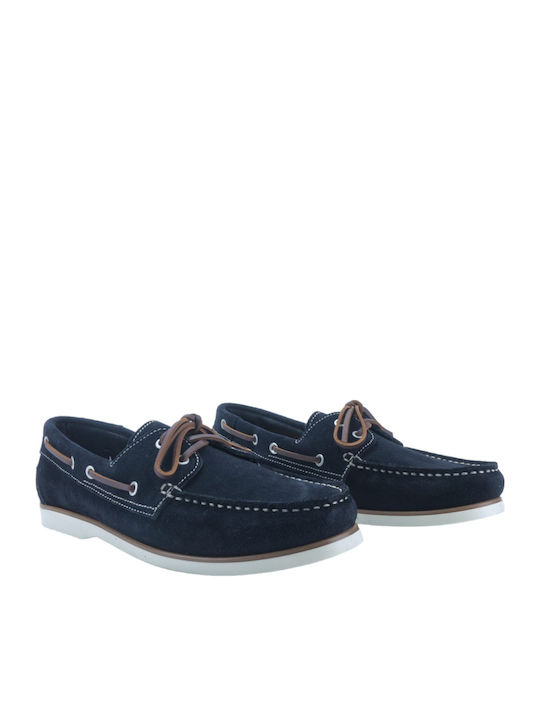 Herren Mokassins in Blau Farbe
