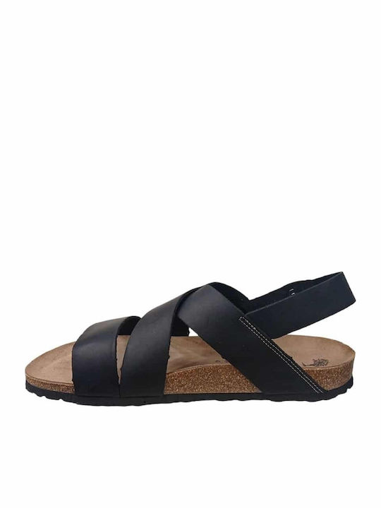 Herrensandalen in Schwarz Farbe