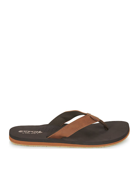 Herren Flip Flops Braun