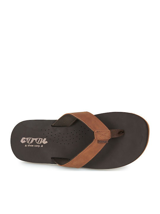 Herren Flip Flops Braun