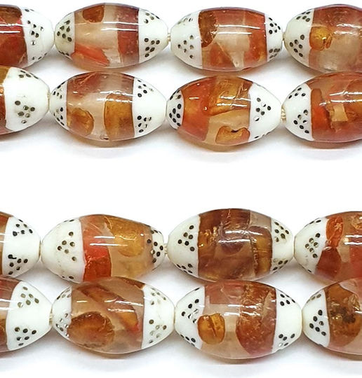 Roloi Komboloi Camel Bone Worry Beads Multicolour 28cm