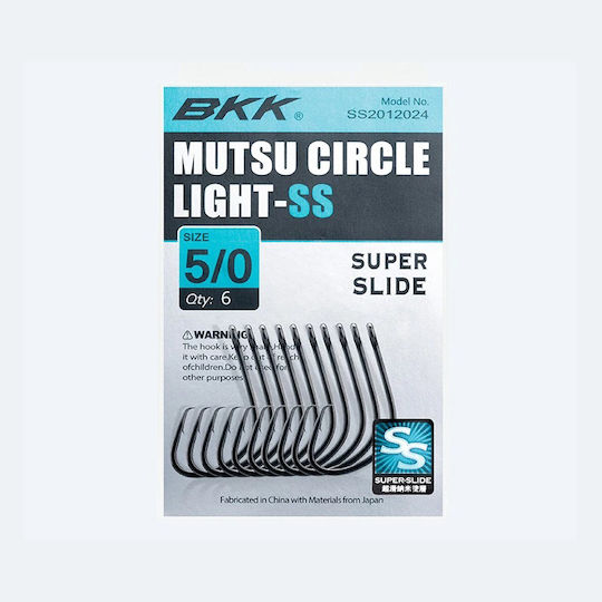 Αγκίστρια Bkk Mutsu Circle Ss Light 3/0