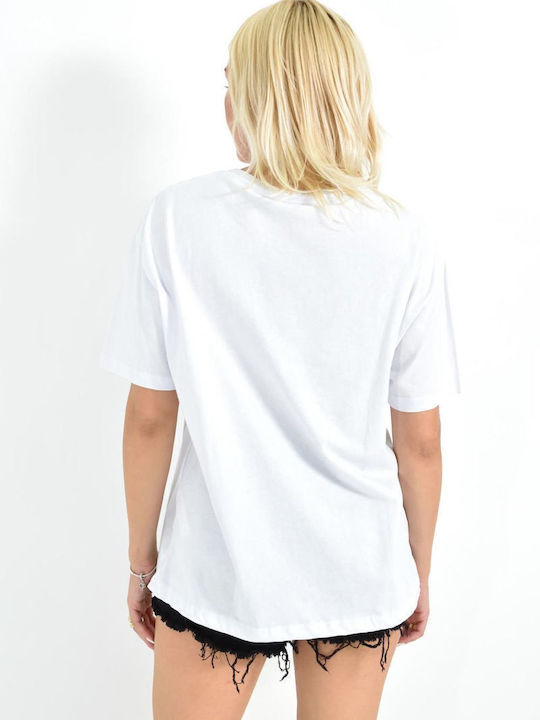 Γυναικείο Oversized T-shirt Λευκό