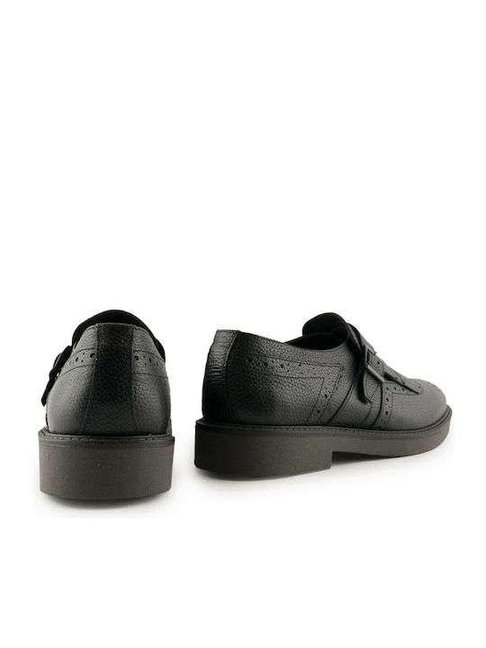 Δερμάτινα Ανδρικά Oxfords Μαύρα