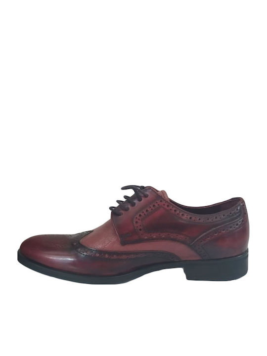 Δερμάτινα Ανδρικά Oxfords Μπορντό