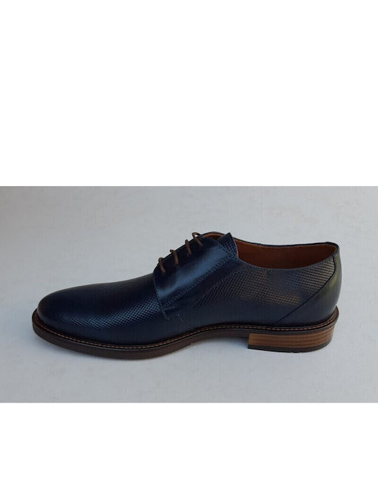Men's Leather Casual Shoes Blue