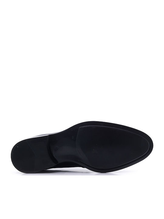 Leder Herren Freizeitschuhe Schwarz