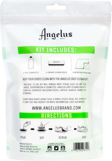 Angelus Easy Cleaner Set Îngrijire Încălțăminte 2buc
