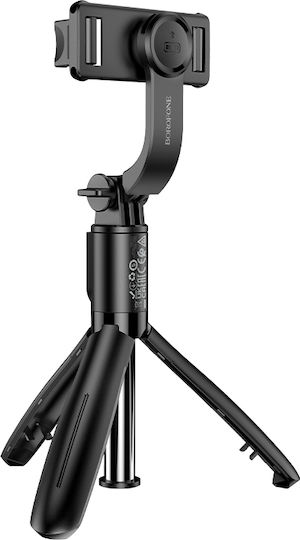 Borofone Selfie Stick By13 Nube Bluetooth Tripod Remote Control Black