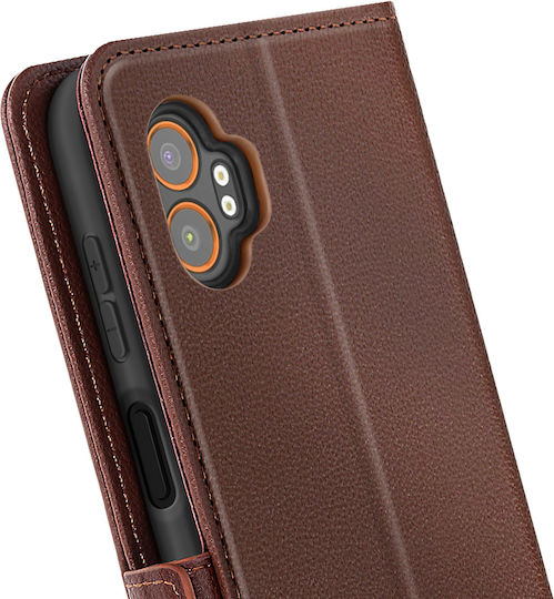Avizar Clapet Case for Galaxy Xcover 7 Pro with Wristband Wallet Support Gray