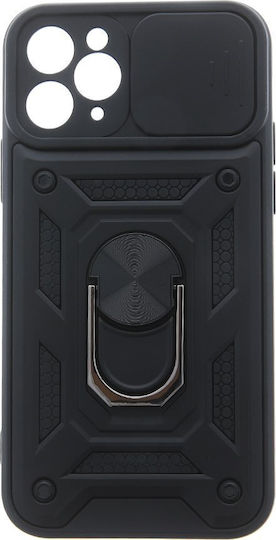 TelForceOne Defender Slide Umschlag Rückseite Kunststoff / Silikon Schwarz (Honor Magic 7 Lite)