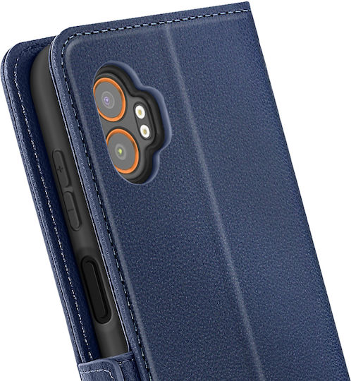 Avizar Clapet Hülle Galaxy Xcover 7 Pro Armband Brieftasche Unterstützung Blau