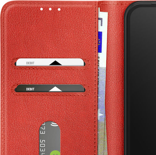 Avizar Case Google Pixel 9a Clapet Wallet Video Holder Red