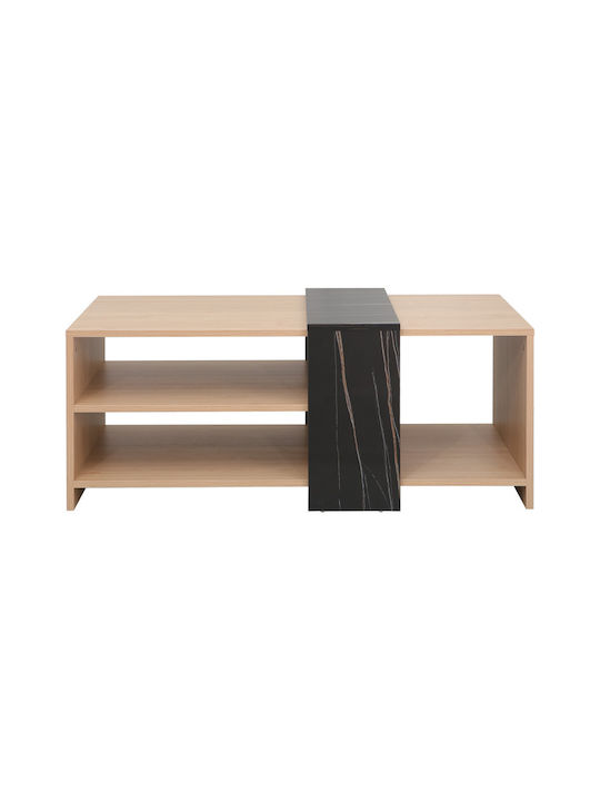 Cozeto Rechteckiges Zentral Kaffeetisch aus Massivholz Natürliche M100xL53xH41.5cm