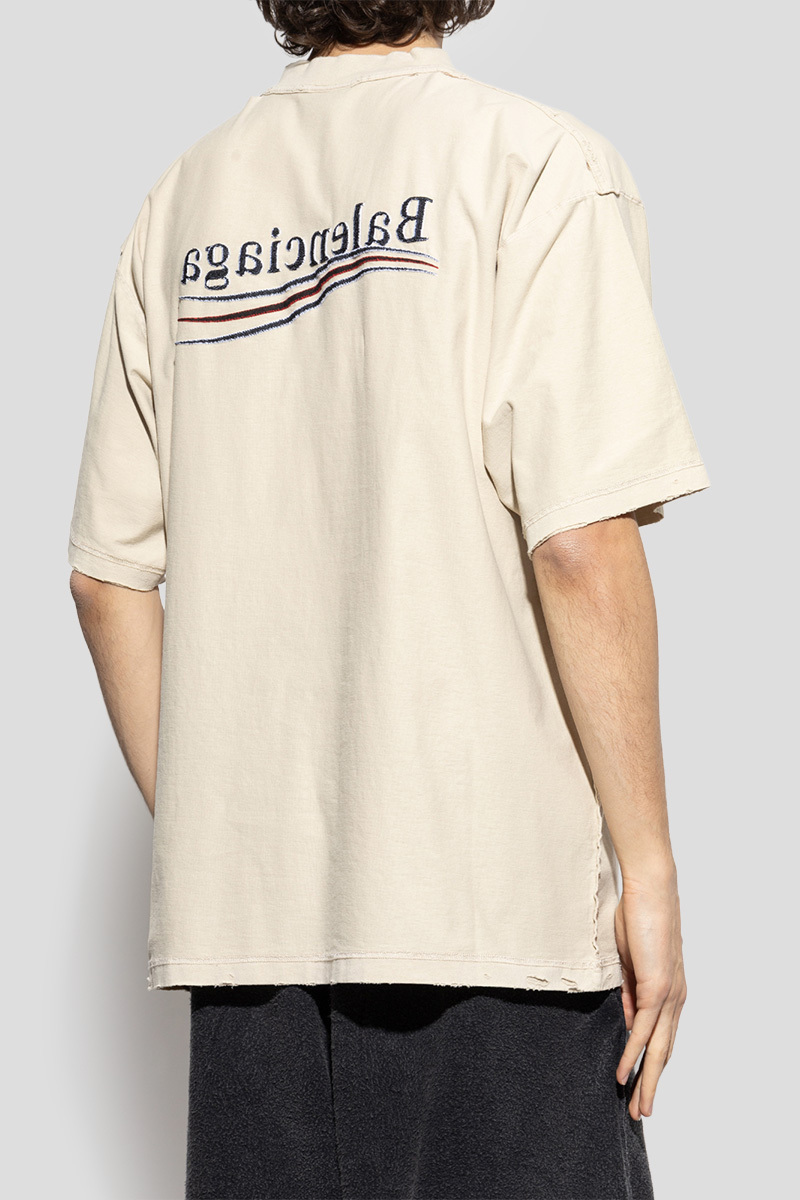 Balenciaga T-shirt Cream 830247-TSVF3-8573 | Skroutz.mt