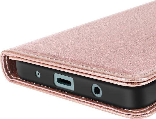 Avizar Case Xiaomi Redmi A5 Clamshell Wallet Video Holder Rose Gold