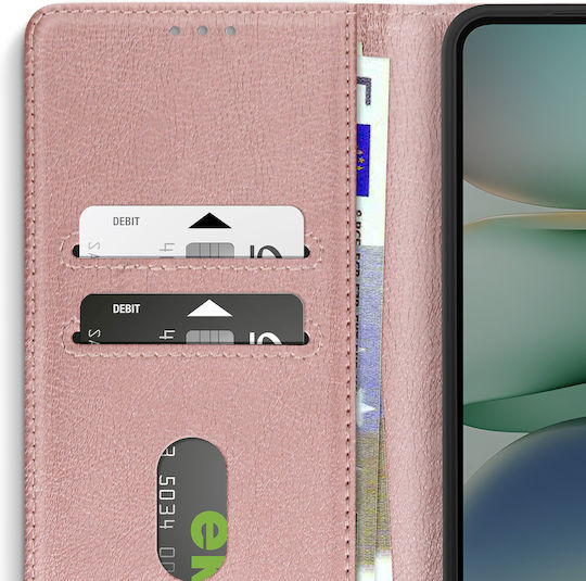 Avizar Case Xiaomi Redmi A5 Clamshell Wallet Video Holder Rose Gold