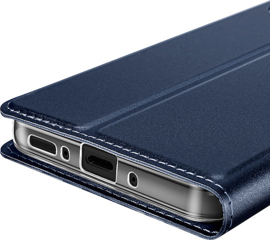 Dux Ducis Handyhülle Samsung Galaxy A26 Satin-Effekt Kartenhalter Videohalter Dunkelblau