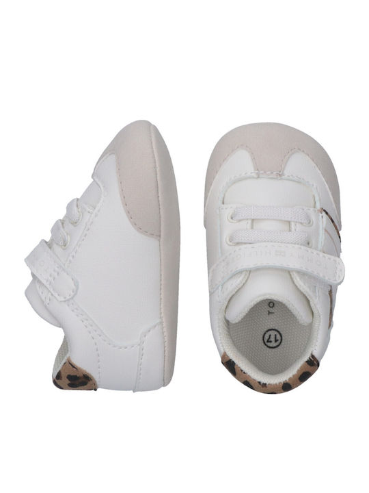 Tommy Hilfiger Βρεφικά Sneakers Αγκαλιάς Λευκά