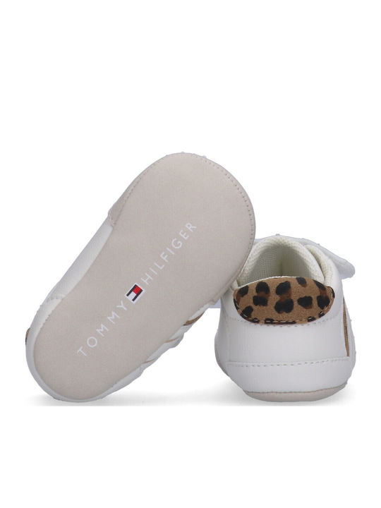 Tommy Hilfiger Βρεφικά Sneakers Αγκαλιάς Λευκά