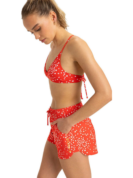 Roxy Wave Women's Shorts Beachwear Poppy Red